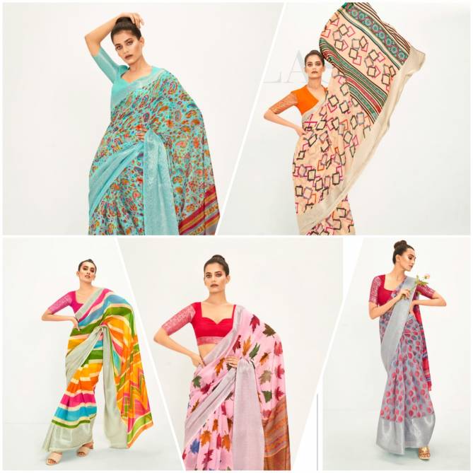 Sr Silver Chanderi Jacquard Fancy Wear Wholesale Saree Collection 